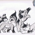 WeuUkoo Pups by SmokeyRose