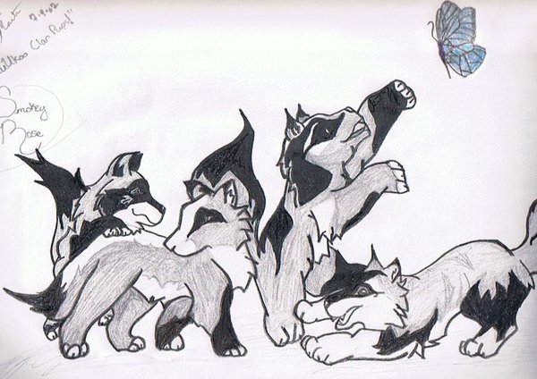 WeuUkoo Pups by SmokeyRose